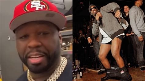 diddy pulling pants down|50 Cent REACTS To Diddy DROPPING His PANTS On CLUB .